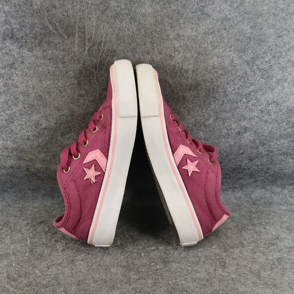 Converse Shoes Kids 12 Sneakers Casual Active Lace Up Pink Low School Walking